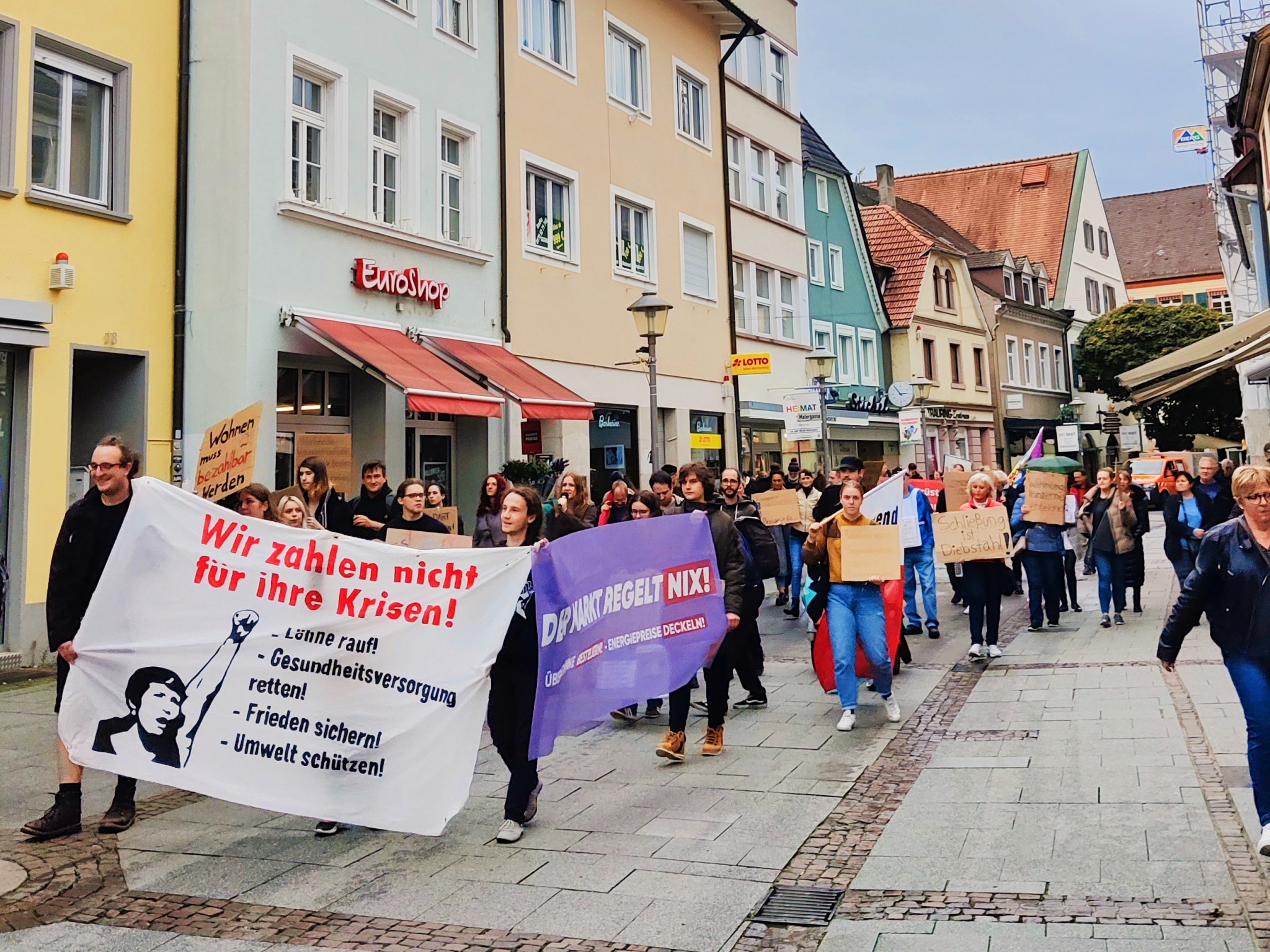 Linke Liste Ortenau - LiLO
Demonstration in Offenburg